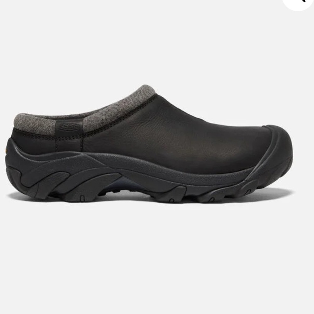 KEEN Targhee II Dark Olive Green Leather Clogs Sz 11